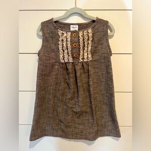 Matilda Jane Hammond Bay Tanna Linen Dress Size 6